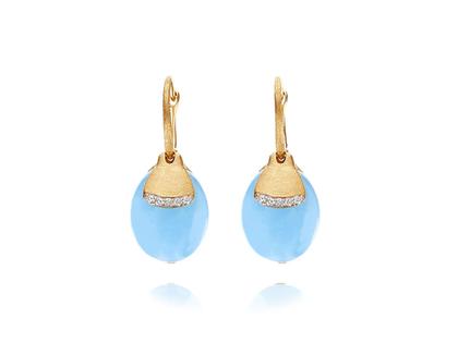 Ohrschmuck Ohrhänger aus 750 Gelbgold.
