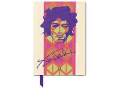 Montblanc Limited Edition Great Characters Jimi Hendrix Notizbuch – Lederwaren Leder Notizblock in rot und aus Sonstiges.