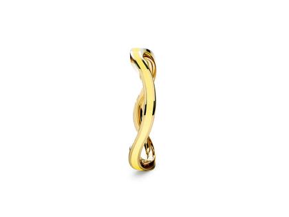 Niessing Setario Wave Ring Classic Yellow mit gelber Emaille – Ringe Ring aus 750 Gelbgold.
