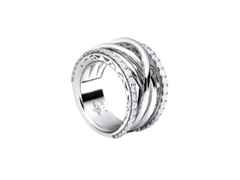 Capolavoro Magnifico Ring breit Weißgold mit Brillanten – Ringe Ring mit Besatz aus 750 Weißgold.