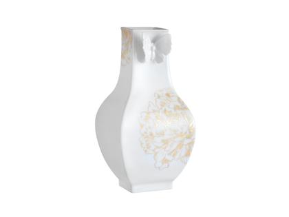 Meissen Butterfly Collection Vase "Giant Bloom Gold" 25 cm – Porzellanwaren Porzellanvase in weiß und aus Porzellan.