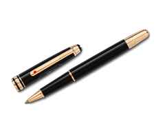 Montblanc Around the World in 80 Days Classique Rollerball dunkelgrau – Schreibgeräte Rollerball in grau und aus Edelharz, platiniert und vergoldet.