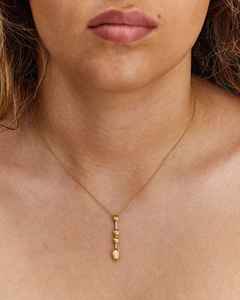 Nanis Dancing in the Rain Elite Collier Gelb- und Weißgold 0,04 ct – Halsschmuck Collier aus 750 Gelbgold, 750 Weißgold und und . – Ansicht 3