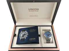 Union Glashütte Belisar Chronograph Speedster 2023 Limited Edition D009.427.11.052.09 Full Set mit Garantie Occasion Neu – Herrenuhren Chronograph aus Edelstahl. Das Gehäuse ist rund und silber. Das Edelstahlarmband ist silber. Das Zifferblatt ist arabisch Index und blau. – Ansicht 5
