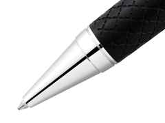 Montblanc Writers Edition                   2023: Robert Louis Stevenson Limited Edition Kugelschreiber – Schreibgeräte Kugelschreiber in schwarz und aus 750 Gelbgold, Edelharz, Metall, platiniert und rhodiniert. – Ansicht 2