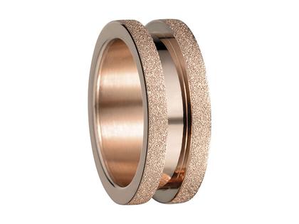 Bering Arctic Symphony Außenring schmal Sparkling Effekt Edelstahl IP Rosé – Ringe Ring aus Edelstahl, IP beschichtet und und .