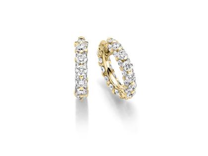 Leo Wittwer Candlelight The Ultimate Creolen Gelbgold mit Brillanten 3,10ct – Ohrschmuck Creolen aus 750 Gelbgold.