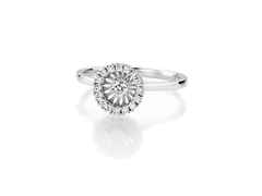 Jörg Heinz Swing Boho Ring Small Weißgold mit Brillanten 0,244ct – Ringe Ring mit Besatz aus 750 Weißgold.