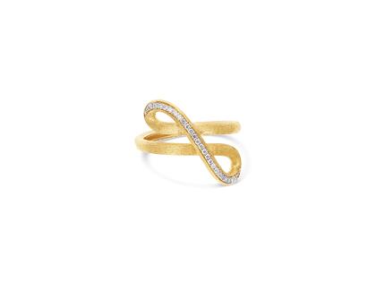 Nanis Libera Ring Gelbgold mit Brillanten 0,12 ct – Ringe Ring mit Besatz in gelbgold und aus 750 Gelbgold.