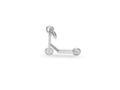 Juwelier Roller | Atelier Anhänger "Roller" Silber mit Öse – Halsschmuck Anhänger ohne Besatz in silber und aus 925 Silber. – Ansicht 3