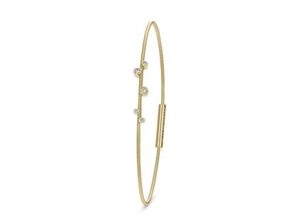 Niessing Artist Armband mit Anhänger 20 mm Spring Green – Armschmuck Armband aus 750 Gelbgold.