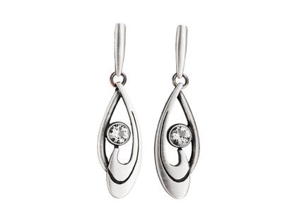 Nordform Design 12 Ohrhänger – Ohrschmuck Ohrhänger aus 925 Silber.