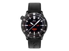 Sinn Spezialuhren Taucheruhr UX S GSG 9 (EZM 2B) Silikonband – Herrenuhren Uhr mit Datum aus Edelstahl und PVD beschichtet. Das Gehäuse ist rund und schwarz. Das Kautschuk / Kunststoff / Silikon Armband ist schwarz. Das Zifferblatt ist ein Index in schwarz.