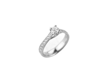 N1 Diamonds Ring Platin mit Brillanten 0,550ct – Ringe Ring mit Besatz aus 950 Platin.