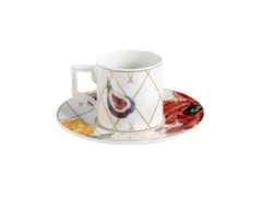 Meissen Espressotassen-Set Lindt x Meissen "Sweet Exotics" – Porzellanwaren Tafelporzellan in weiß und aus Porzellan. – Ansicht 3