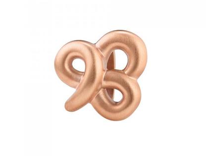 Anhänger Anhänger ohne Besatz aus Edelstahl und und vergoldet.