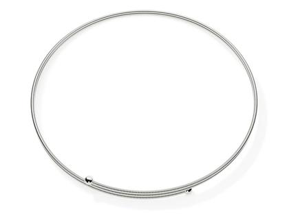 Niessing Colette C Embrace Collier 2-fach Platinum 125mm – Halsschmuck Collier aus 950 Platin.