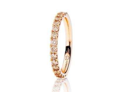 Capolavoro The Romance Collection Diamante in Amore Ring Roségold 16 Diamanten – Ringe Ring mit Besatz aus 750 Rotgold.