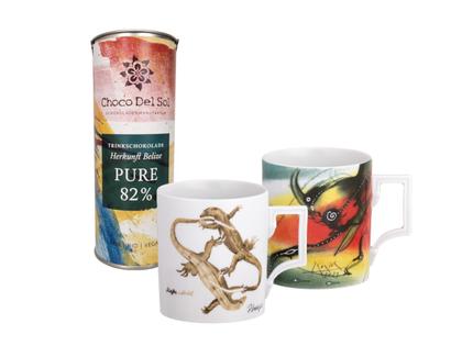Meissen Juwelier Roller Art Edition x Choco Del Sol Geschenkset – Porzellanwaren Tafelporzellan in weiß und aus Porzellan.