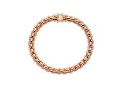 Fope Eka Flex'It Armband  mittel Roségold 1 Ronde mit Brillanten 0,21ct M flexibel – Armschmuck Armband aus 750 Rotgold. – Ansicht 3