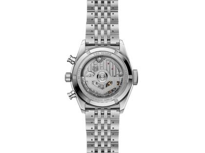 TAG Heuer Carrera Chronograph Seafarer Automatik Edelstahl 42mm beiges Zifferblatt Metallband – Herrenuhren Chronograph aus Edelstahl. Das Gehäuse ist rund und silber. Das Edelstahlarmband ist silber. Das Zifferblatt ist ein Index in beige. – Ansicht 3