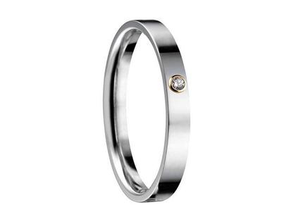Bague Bering Arctic Symphony Femme - Acier Inoxydable 316L, Zirconium Blanc, Système Twist & Change Modulable