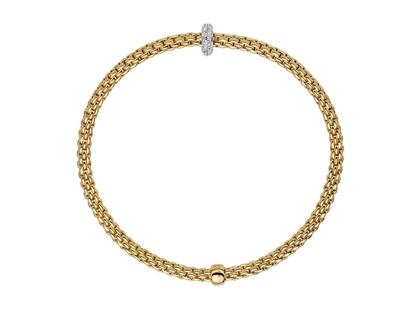 Fope Prima Armband mit Brillanten Gelbgold – Armschmuck Armband aus 750 Gelbgold. – Ansicht 2