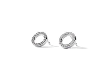 Niessing Satellite Orbit Ohrstecker Platin mit 34 Brillanten – Ohrschmuck Ohrstecker aus 950 Platin.
