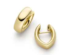IsabelleFa Navette Creolen 13 Gelbgold – Ohrschmuck Creolen aus 750 Gelbgold.