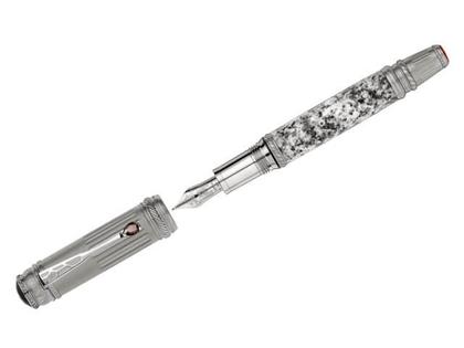 Montblanc 2017 Patron of Art: Limitierte Edition Scipione Borghese Füllfederhalter 4810 – Schreibgeräte Füllfederhalter aus 750 Gelbgold und und platiniert. – Ansicht 2
