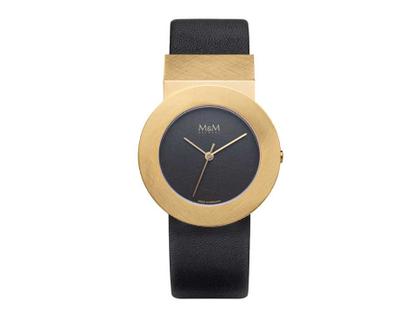 M&M Steel Collection M20200-415 Steel Star IP-Gelbgold Lederband 