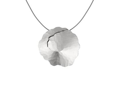 Niessing Topia Anhänger Platinum 60mm – Anhänger Anhänger ohne Besatz in silber und aus 950 Platin.