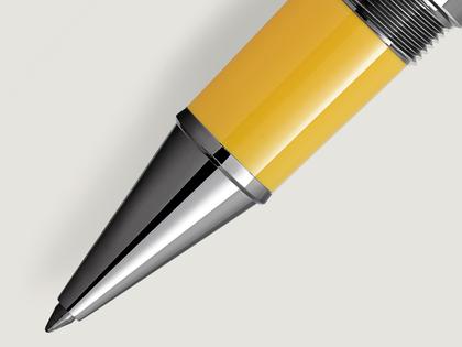 Montblanc Great Characters Enzo Ferrari Special Edition Giallo Modena Rollerball gelb – Schreibgeräte Rollerball in gelb und aus Edelharz und Ruthenium. – Ansicht 2