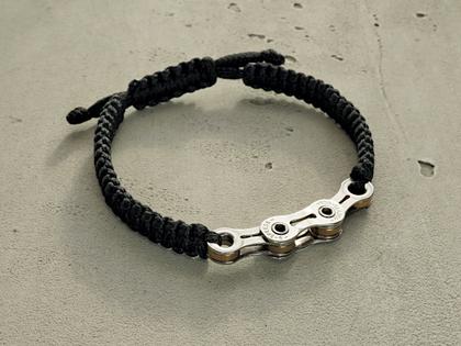 Roller Atelier BikeChains Fahrradketten-Armband mit schwarzem Textilband  kaufen