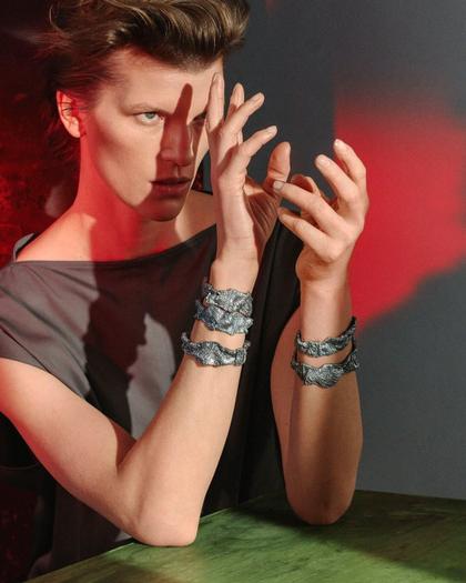 Lapponia-Kalevala KUU Collection Armband Silber – Armschmuck Armband aus 925 Silber. – Ansicht 2