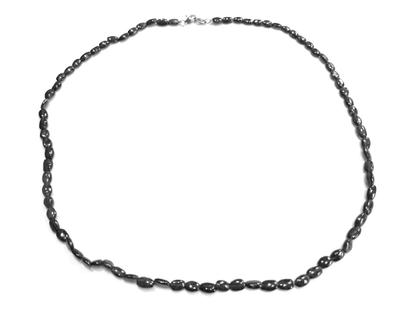 Ehinger Schwarz Charlotte Basisschmuck Kette Edelstahl Onyx 60cm – Halsschmuck Collier aus Edelstahl.