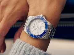 Longines HydroConquest Sylt Edition 2026 Automatik Edelstahl 39mm weißes Zifferblatt Metallband – Herrenuhren Uhr mit Datum aus Edelstahl und Keramik. Das Gehäuse ist rund und silber. Das Edelstahlarmband ist silber. Das Zifferblatt ist ein Index in weiß. – Ansicht 16