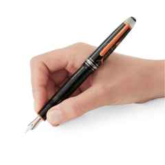 Montblanc Meisterstück LeGrand  Naruto Füllfederhalter Edelharz schwarz – Schreibgeräte Füllfederhalter aus 585 Gelbgold, Edelharz, Ruthenium und und . – Ansicht 3