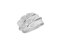 Heiring Feather Ring Medium Silber – Ringe Ring aus 925 Silber und und rhodiniert.
