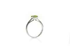 Capolavoro Amore Mio Ring Weißgold mit Peridot – Ringe Ring aus 750 Weißgold. – Ansicht 2