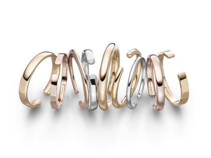 IsabelleFa Flix.Flex Armreif rund Weißgold 7mm mit Brillanten – Armschmuck Armspange aus 750 Weißgold. – Ansicht 2