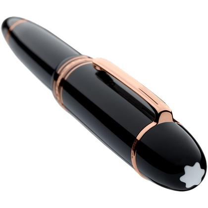 Montblanc Meisterstück 149 Füllfederhalter Edelharz rotvergoldet – Schreibgeräte Füllfederhalter aus 750 Gelbgold, Edelharz und und vergoldet. – Ansicht 3