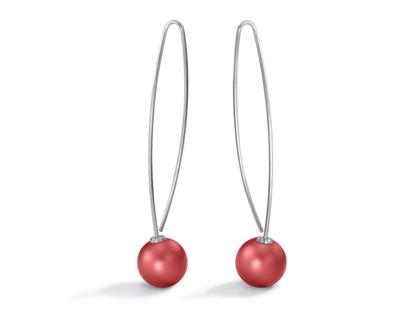 TeNo Globe Ohrhänger Edelstahl und Aluminium 50mm – Ohrschmuck Ohrhänger aus Aluminium, Edelstahl und und .