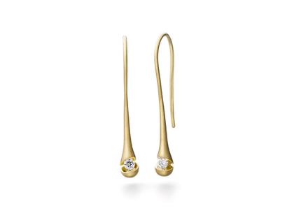 Schaffrath Calla Drop Ohrhänger Gelbgold mit Brillanten 0,19 – Ohrschmuck Ohrhänger aus 750 Gelbgold.