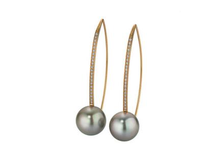 Ohrschmuck Ohrhänger aus 750 Rotgold.
