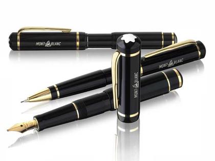 Montblanc Limitierte Edition Anniversary 1906-2006 – Schreibgeräte Füllfederhalter aus 750 Gelbgold.
