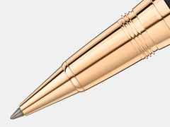Montblanc Around the World in 80 Days Solitaire LeGrand Rollerball dunkelgrau – Schreibgeräte Rollerball in grau und aus Holz, Edelharz, platiniert und vergoldet. – Ansicht 2