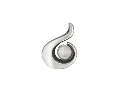 Nordform Design 15 Anhänger mit Mondstein – Anhänger Anhänger mit Besatz aus 925 Silber.