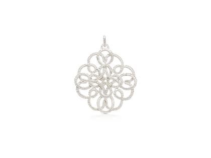 Brigitte Adolph Jewellery Design Samarkand Anhänger Silber 36mm – Anhänger Anhänger ohne Besatz in silber und aus 925 Silber.
