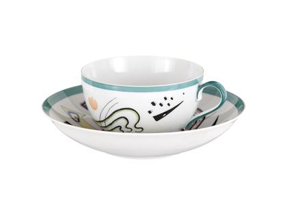 Meissen Wassily Kandinsky Edition Tasse mit Untertasse Motiv 2 – Porzellanwaren Porzellandekoration aus Porzellan.